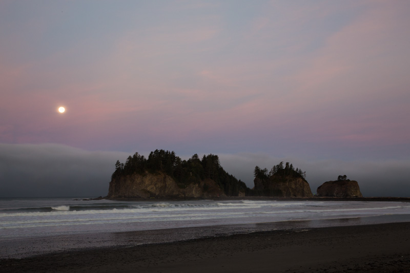 Moon Over Seastack