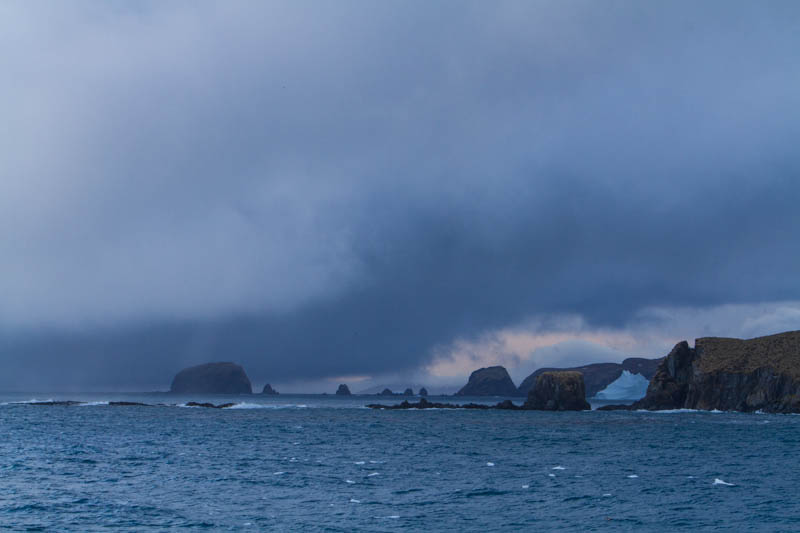 Seastacks And Clouds