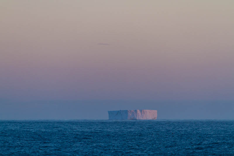 Iceberg At Sunrise