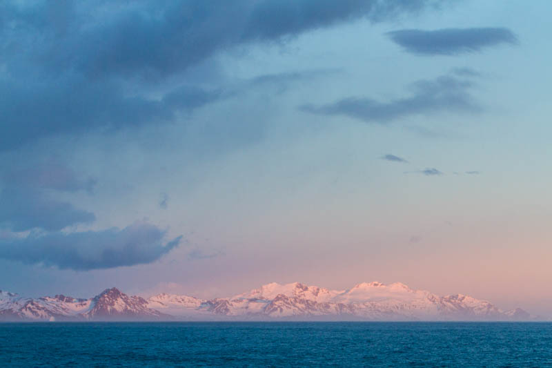 South Georgia Island At Sunrise