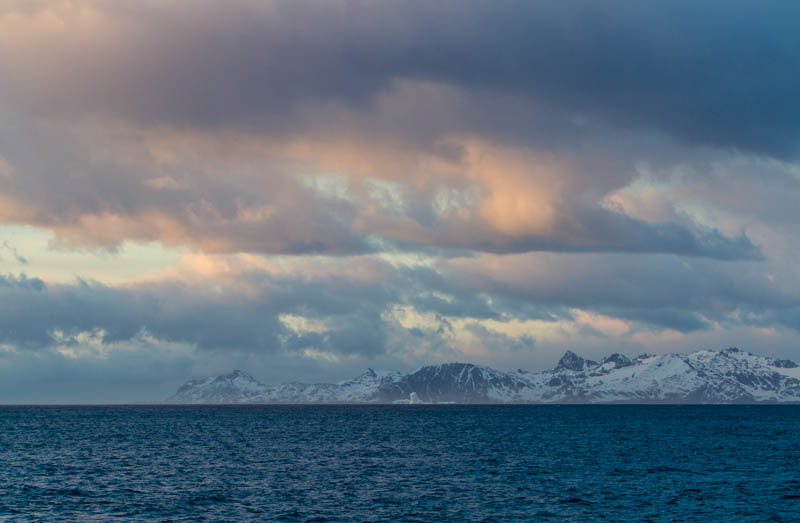 South Georgia Island At Sunrise