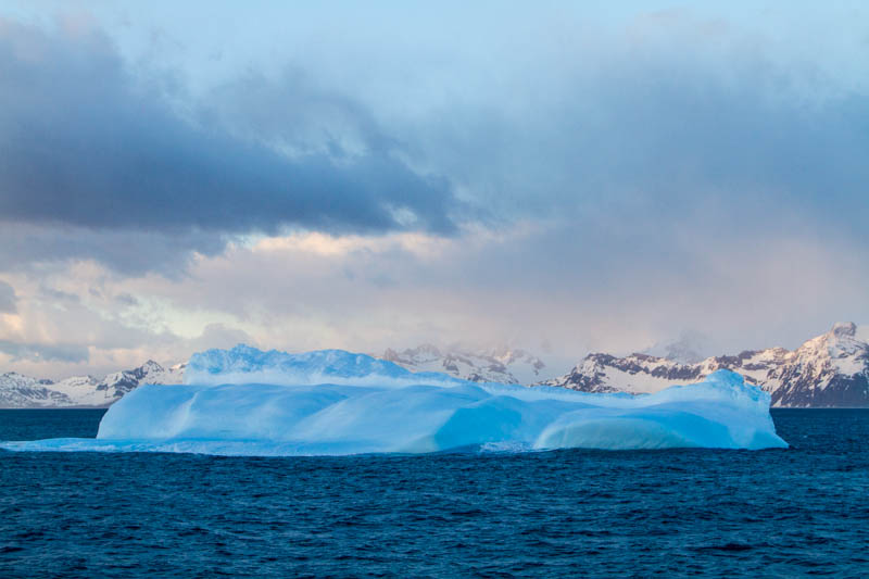 Iceberg At Sunrise