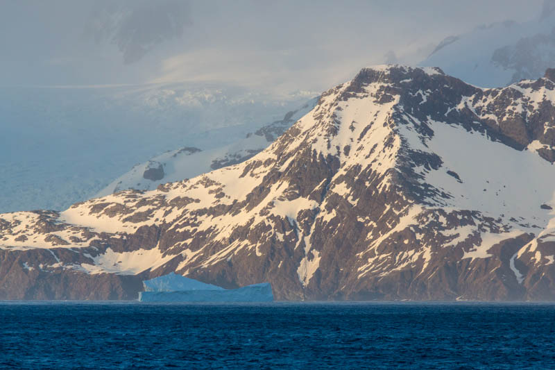 Icebergs And Mountains