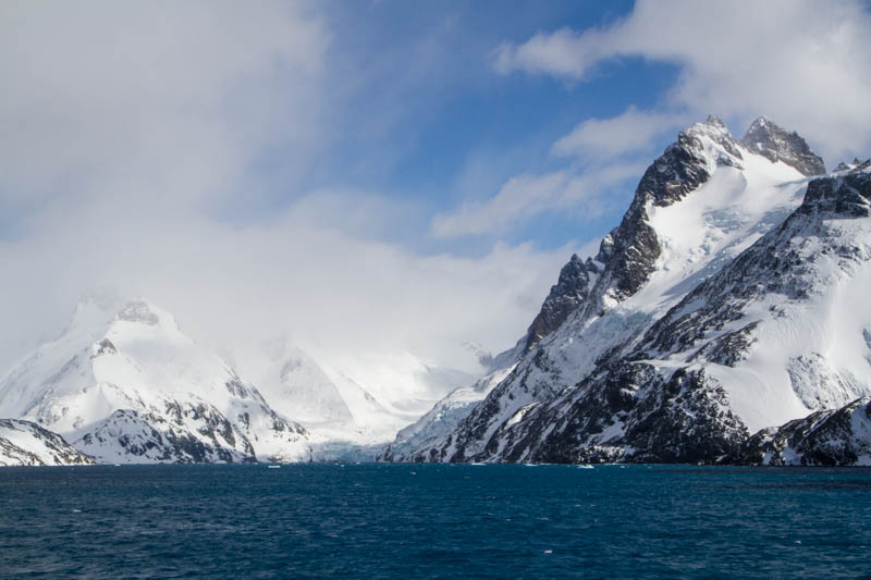 Peaks Above Drygalski Fjord