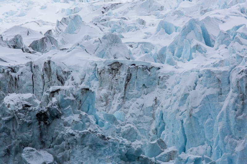 Detail Of The Risting Glacier