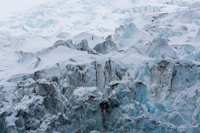 Detail Of The Risting Glacier