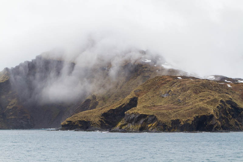 Headlands Along The Coastline Of South Georgia Island