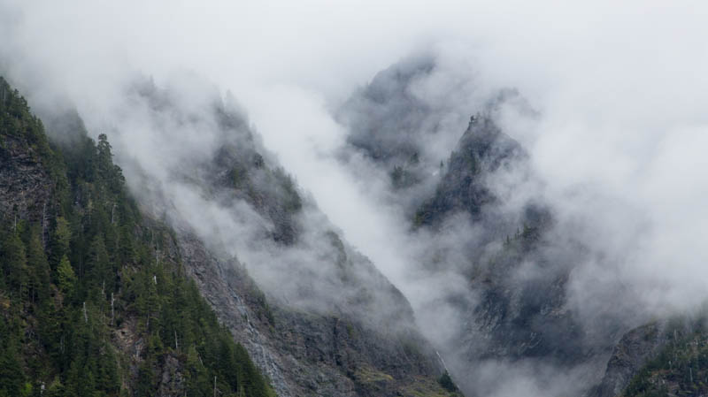 Ridgelines In Mist