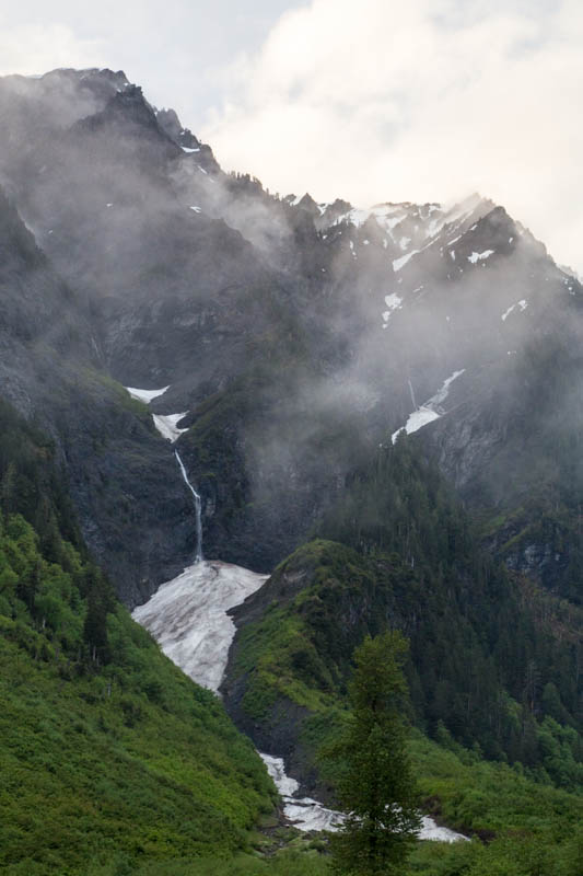 Peak And Waterfall