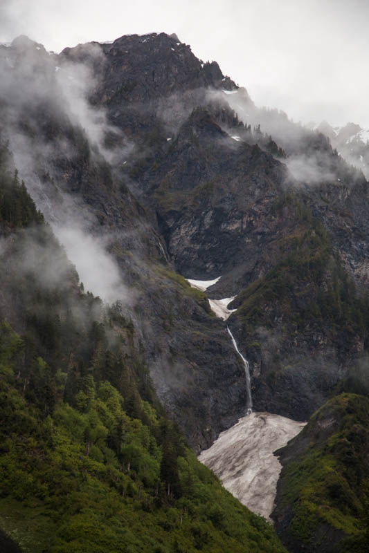 Peak And Waterfall