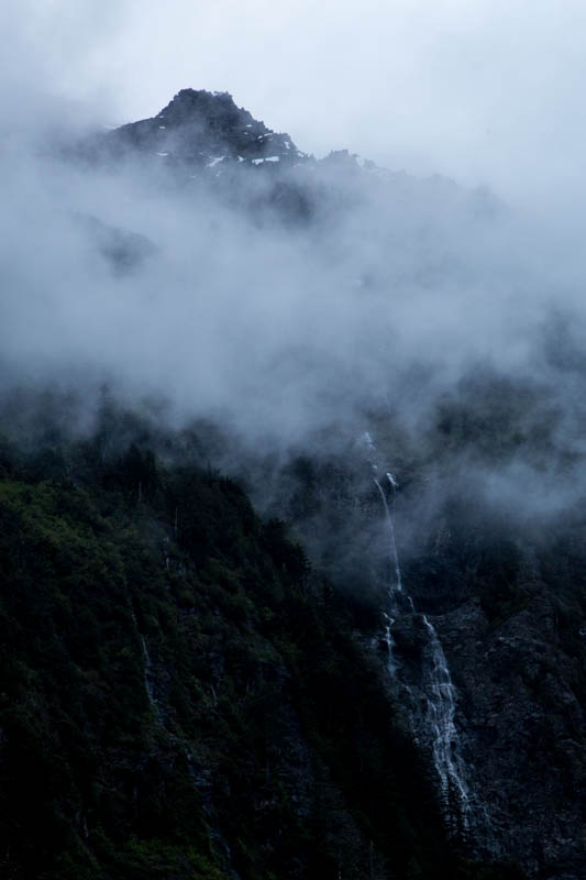 Peak And Waterfall