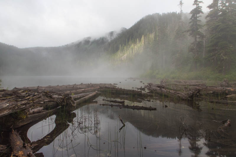 Pratt Lake In Fog