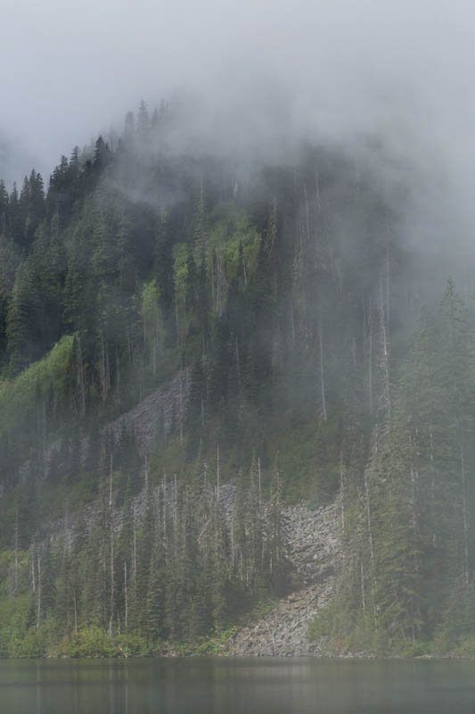 Pratt Lake In Fog