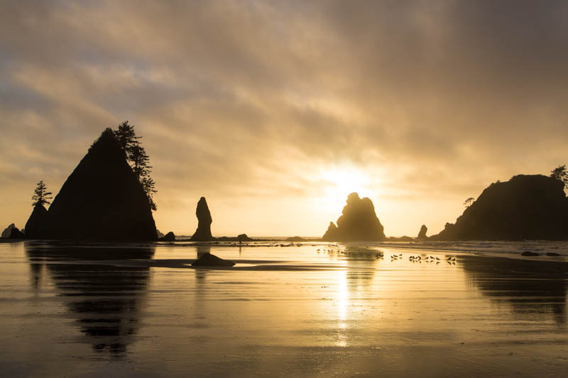 Point Of Arches At Sunset