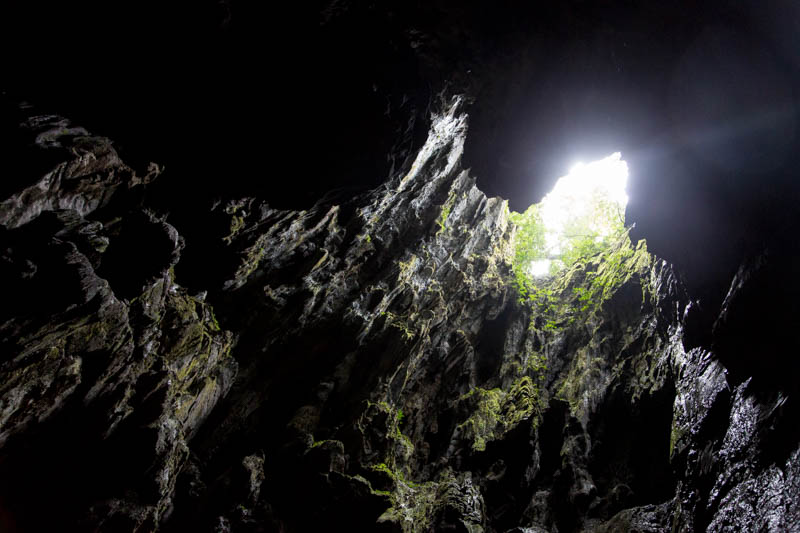 Skylight In Cave Of The Winds