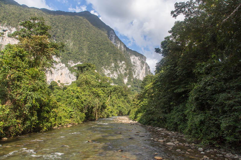 Cliffs Above The Melinau River